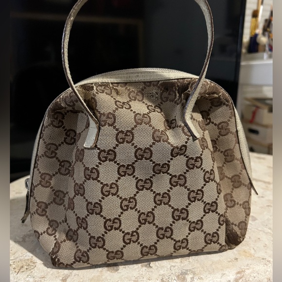 100% Authentic Gucci vintage GG pattern mini bag - Picture 3 of 12